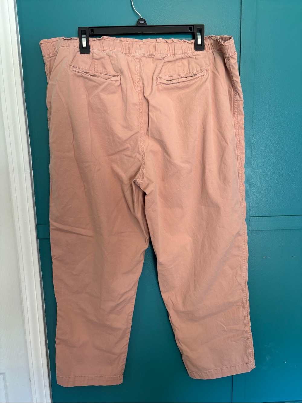 Sonoma Women’s Pink Drawstring Casual Pants Cotton Blend Size XXL - Picture 3 of 5
